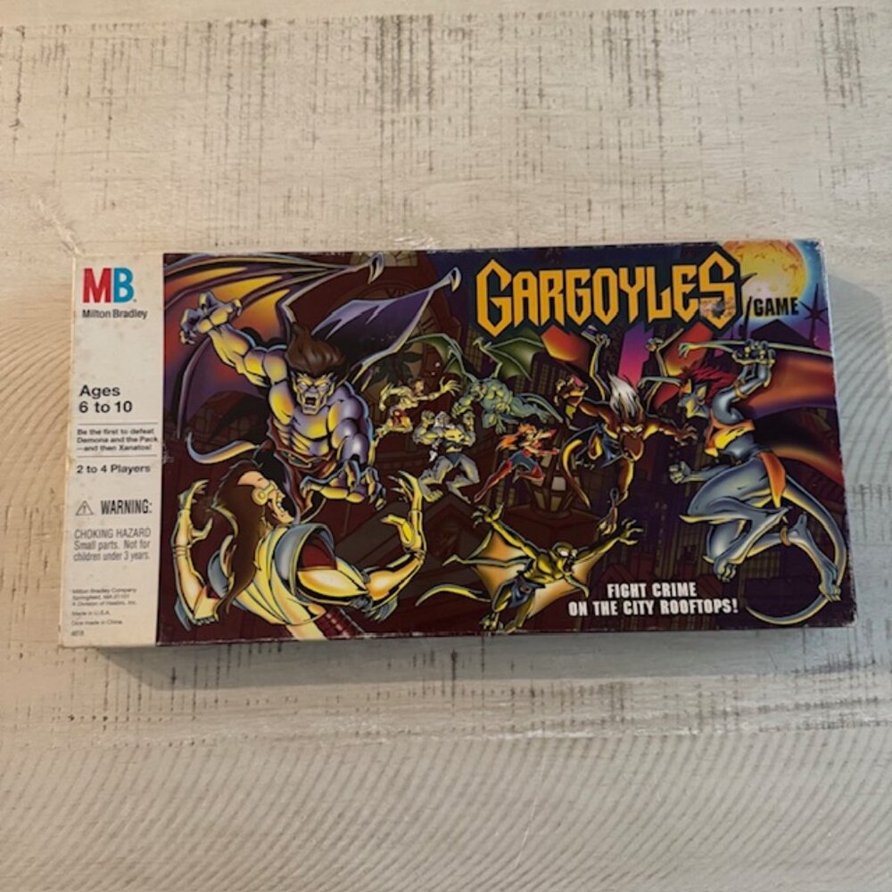 🦇 Gargoyles Board Game (Milton Bradley, 1990s) — Factory Sealed / NOS / Rare